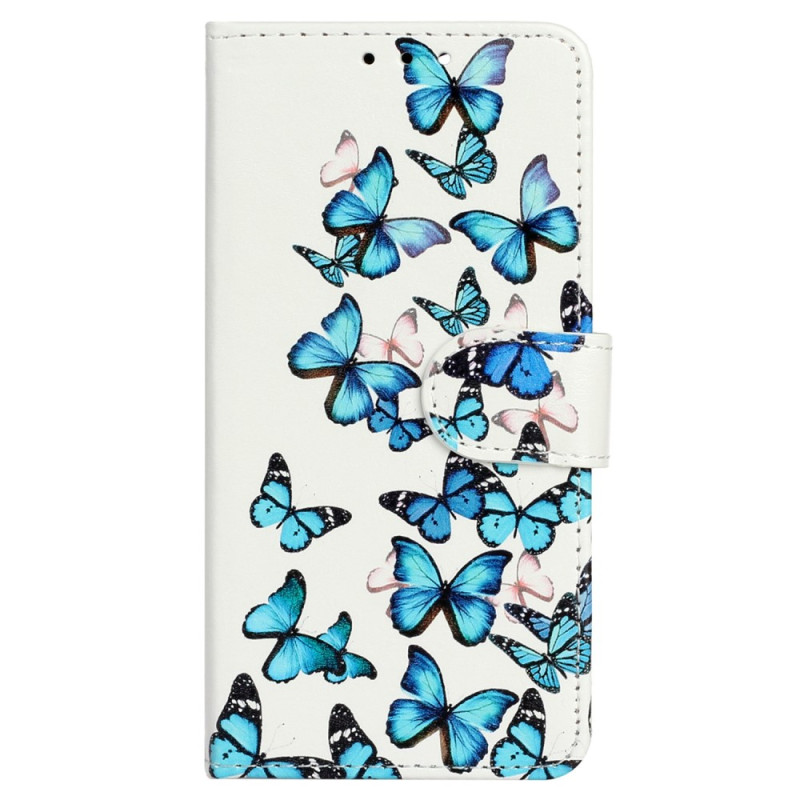Samsung Galaxy Case A04s Butterfly Flight met Bandje