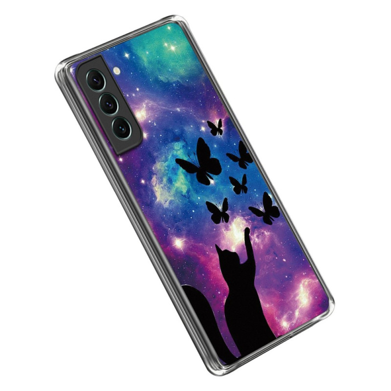 Samsung Galaxy S23 5G Silicone hoesje Space Cat