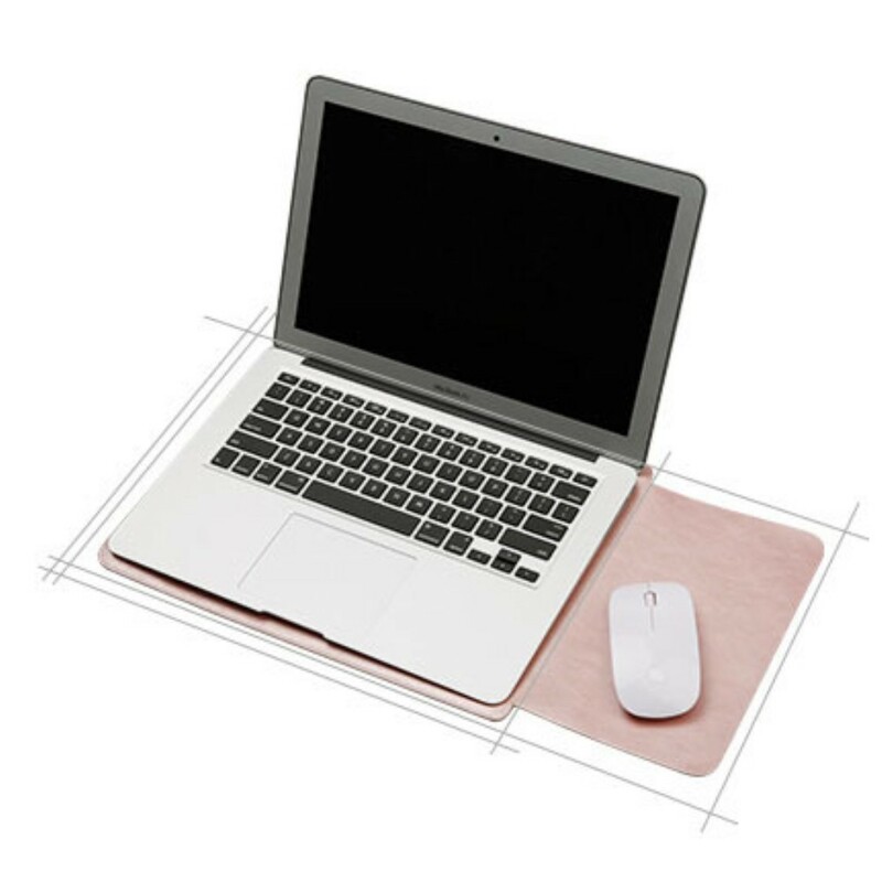 MacBook 12 inch Kunstlederen Hoes Magnetische Sluiting