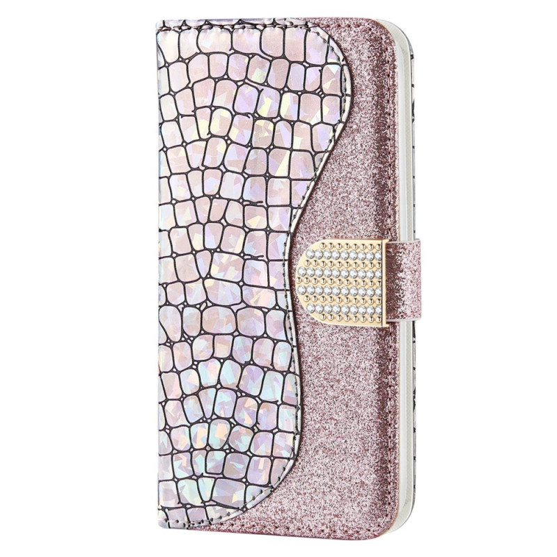 Samsung Galaxy S23 5G Croco Diamond hoesje