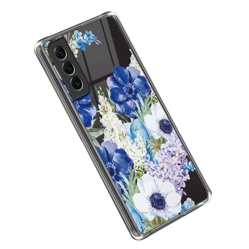 Samsung Galaxy S23 Plus 5G Clear Flower Hoesje