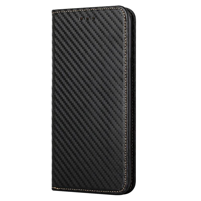 Flip Cover Samsung Galaxy S23 Plus 5G stijl Carbon Fiber Strap