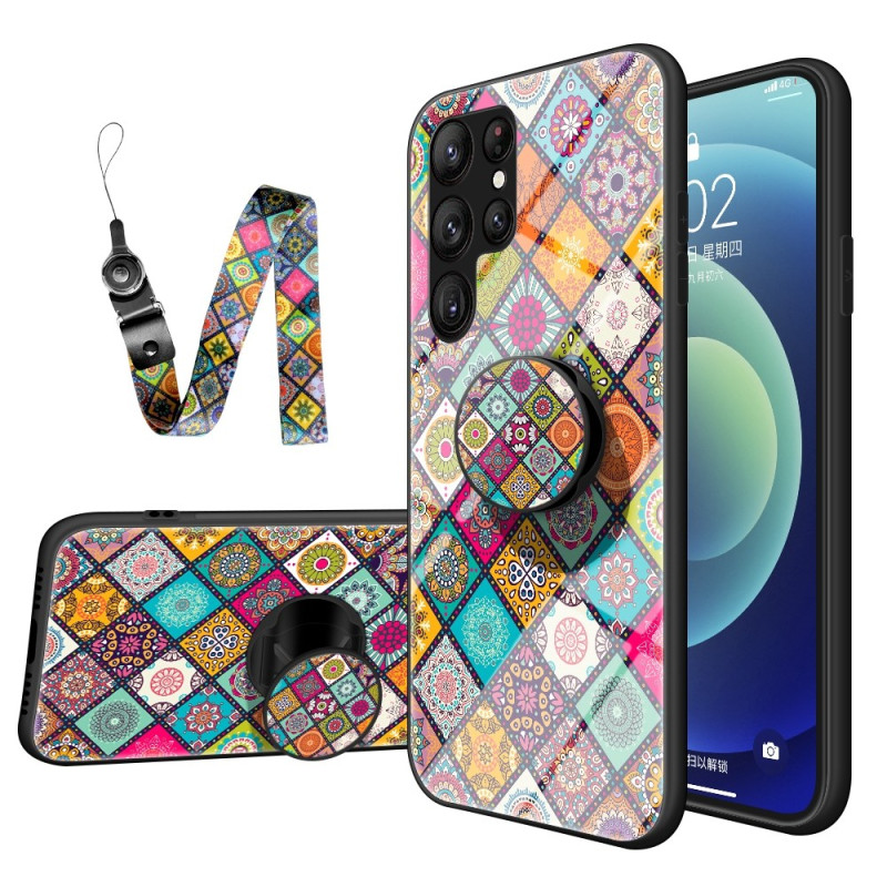 Samsung Galaxy S23 Ultra 5G Patchwork Hoesje