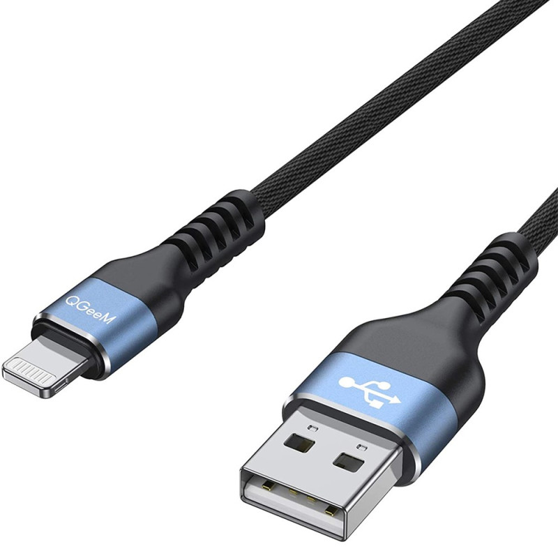 QGeem 2m USB naar Lightning Snellaadkabel