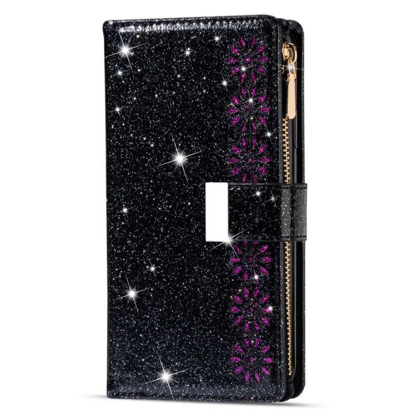 Xiaomi 13 Glitter Portemonnee Zip Case