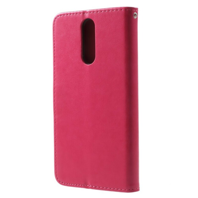 Hoesje Huawei Mate 10 Lite Vlinders en Bloemen met riem