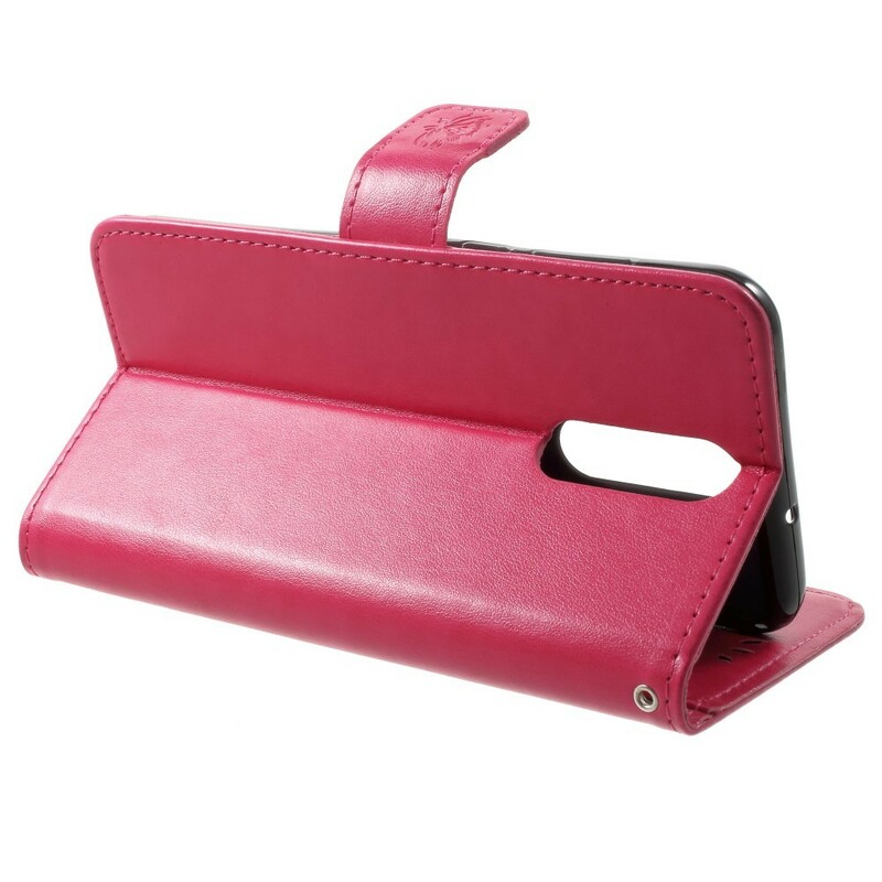 Hoesje Huawei Mate 10 Lite Vlinders en Bloemen met riem