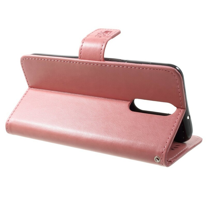 Hoesje Huawei Mate 10 Lite Vlinders en Bloemen met riem