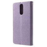 Hoesje Huawei Mate 10 Lite Vlinders en Bloemen met riem