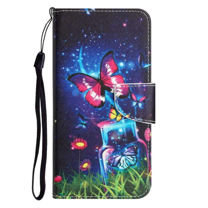 Samsung Galaxy A14 5G / A14 Fairy Vlinders Strap Case