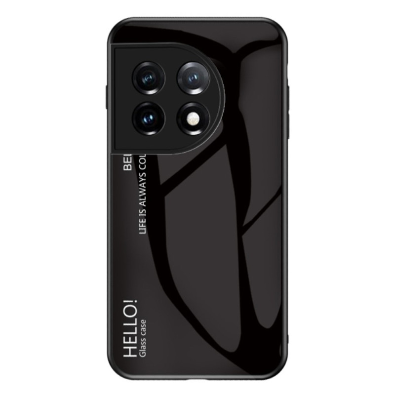 OnePlus 11 5G Geval van gehard glas Hallo