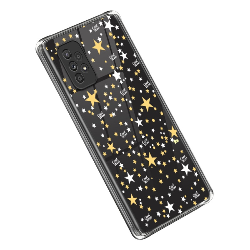 Samsung Galaxy A53 5G Clear Case Sterren / Harten