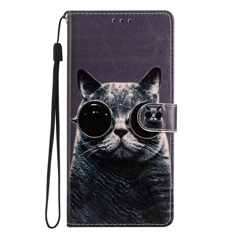 Hoesje Samsung Galaxy A54 5G Cat Strap Bril