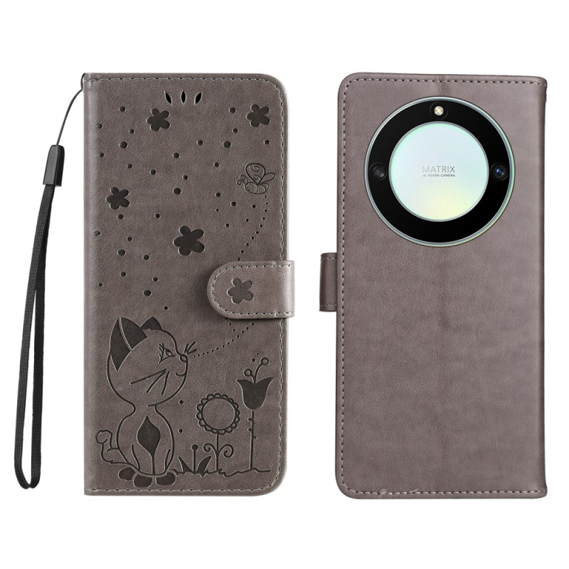 Honor Magic 5 Lite Kat en Bij Lanyard Case