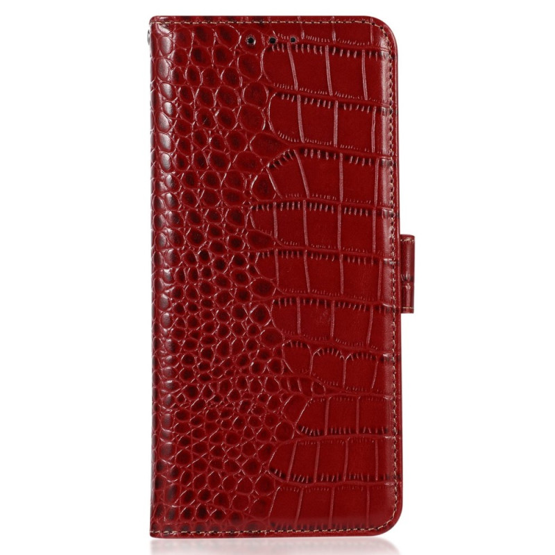 Honor Magic 5 Lite 5G / X9a RFID-etui in krokodillenstijl