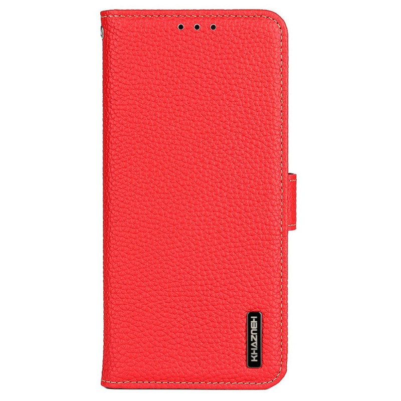 Housse Samsung Galaxy A34 5G Cuir Litchi KHAZNEH