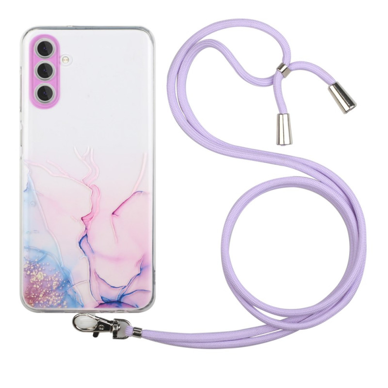 Samsung Galaxy A34 5G Marble String Hoesje