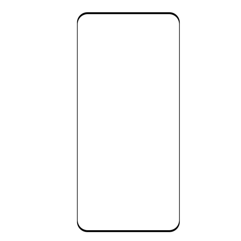 Zwarte Contour Gehard Glas Bescherming voor Xiaomi 13 Lite
