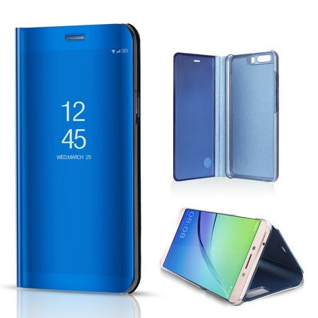 Bekijk Cover Huawei P10 Plus Spiegel en Leder Effect