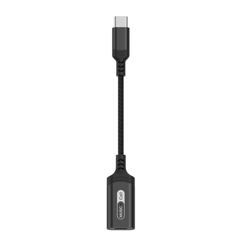 Lightning Female naar USB-C Male Audio Adapter