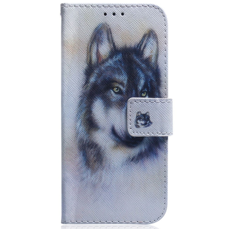 Honor Magic 5 Lite 5G / X9a Aquarel Hond Koord Case