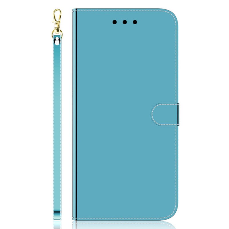 Xiaomi Redmi Note 12/Poco X5 5G Leatherette Mirror Case met riempje