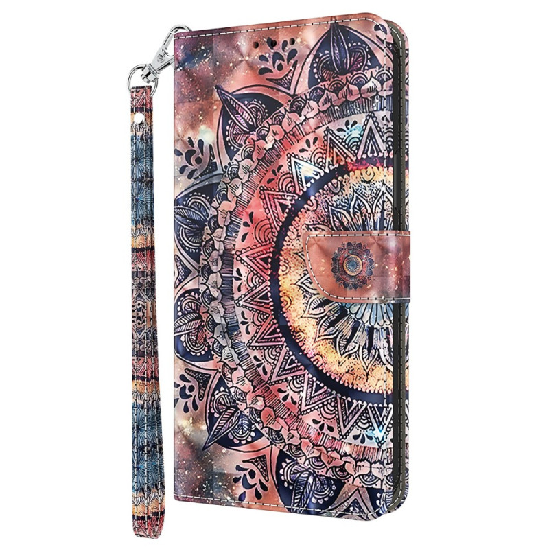 Google Pixel 7A Mandala Watercolour Strap Case