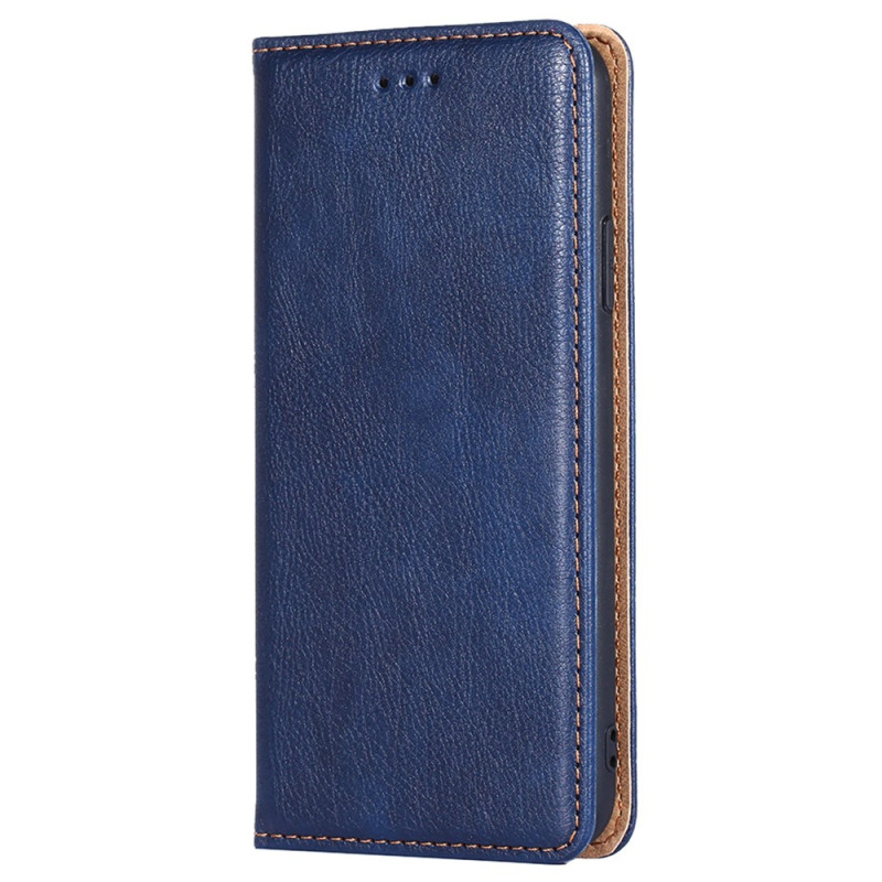 Flip Cover Moto G73 5G Faux Leather Stitching