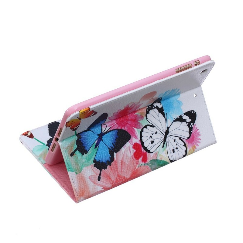 iPad Mini 3 / 2 / 1 Case Beschilderde Vlinders en Bloemen