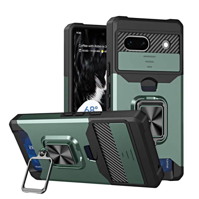 Coque Google Pixel 7A Multi-Fonctionnelle Protège-Lentilles