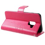 Hoesje Samsung Galaxy A8 2018 Boom en Uilen Leder Effect