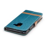 Samsung Galaxy A8 Hoesje 2018 stof en leer effect Samsung Galaxy A8 Hoesje 2018 stof en leer effect