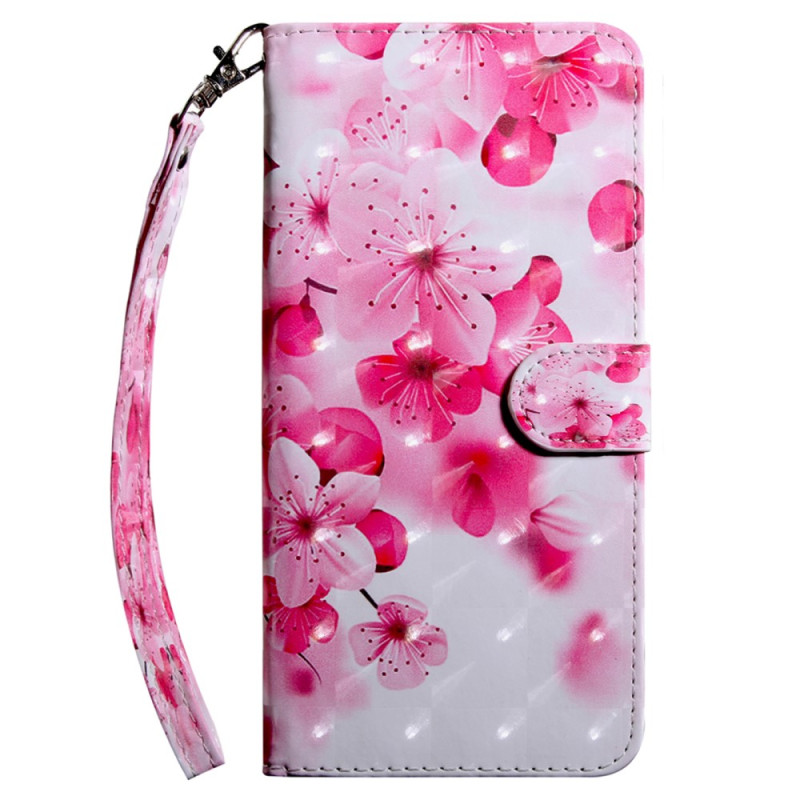 Xiaomi Redmi 12C Roze Bloem Band Case