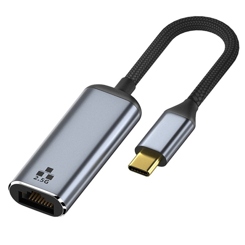 USB-C naar Ethernet-poortadapter voor internetverbinding