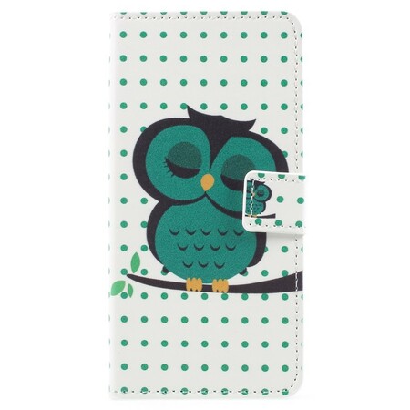 Samsung Galaxy A8 2018 Hoesje Slapende Uil