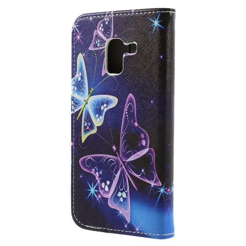 Samsung Galaxy A8 Hoesje 2018 Vlinders