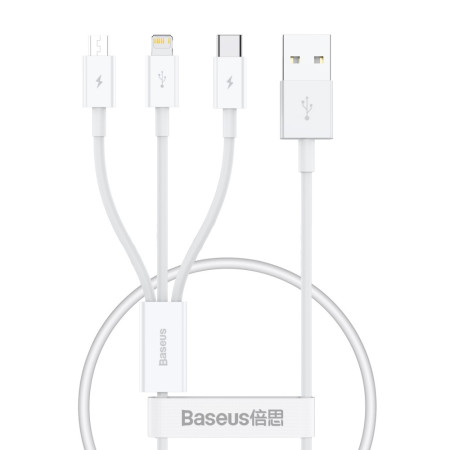 BASEUS 3-in-1 Oplaadkabel...