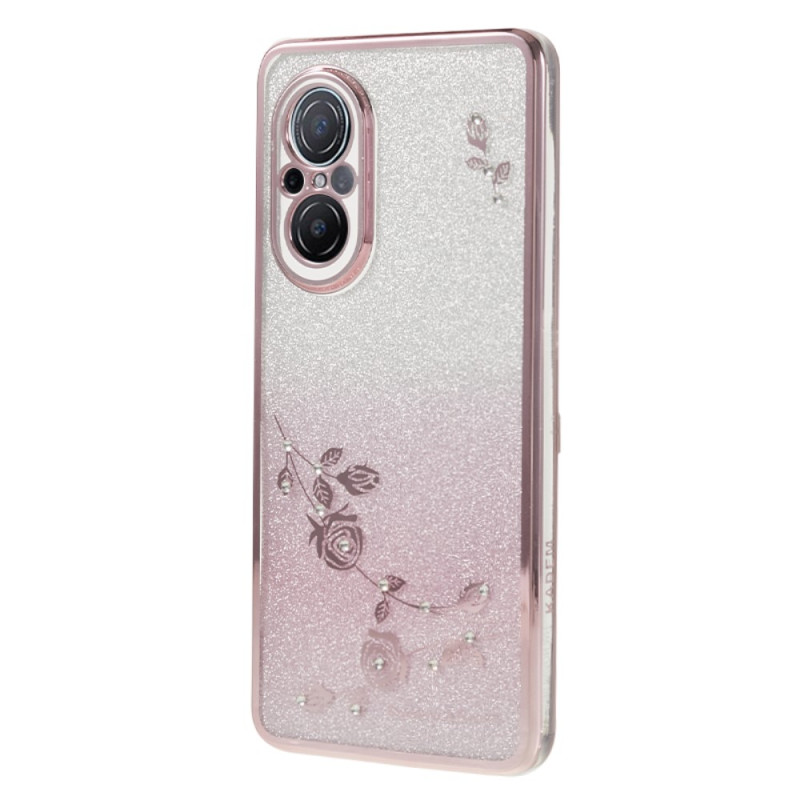 Huawei Nova 9 SE Kleurverloop Roze en Diamant Hoesje