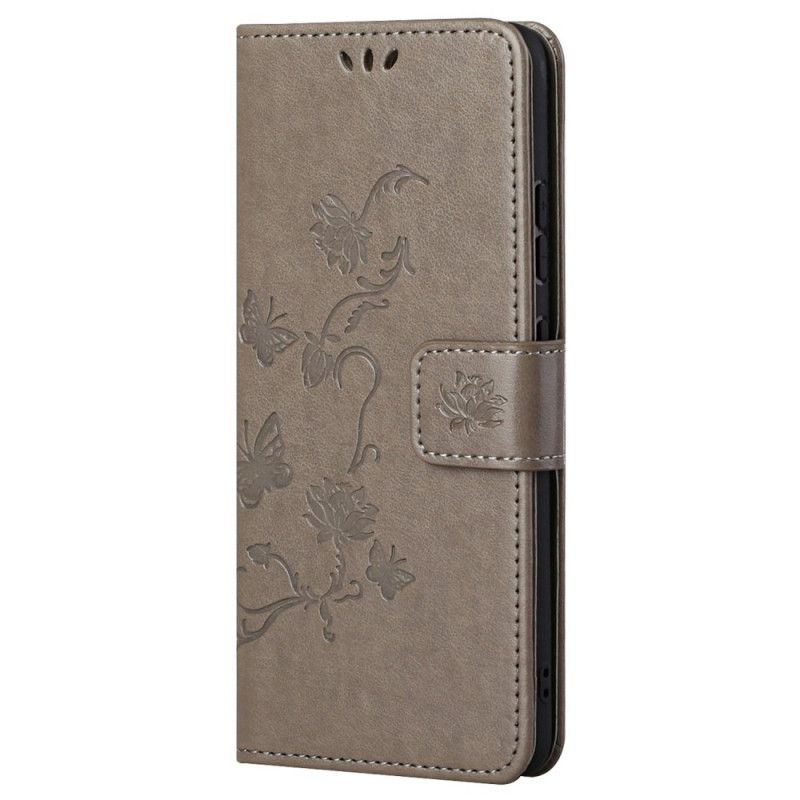 Moto G82 5G / G52 Etui Mooie bloemen