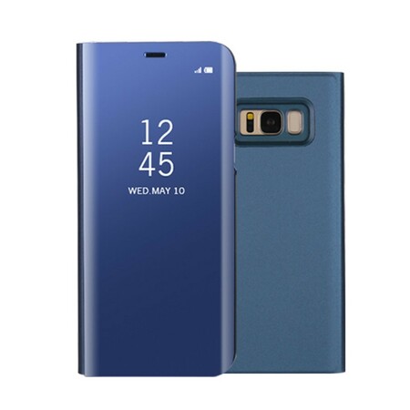Bekijk Cover Samsung Galaxy S8 Plus Spiegel en Leder Effect