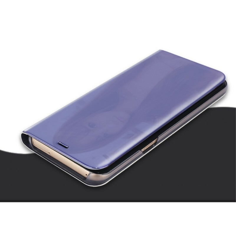 Bekijk Cover Samsung Galaxy S8 Plus Spiegel en Leder Effect