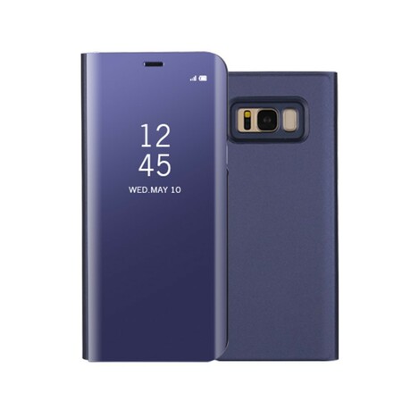 Bekijk Cover Samsung Galaxy S8 Plus Spiegel en Leder Effect