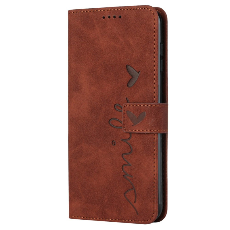 Moto G62 5G Smile hoesje met riem