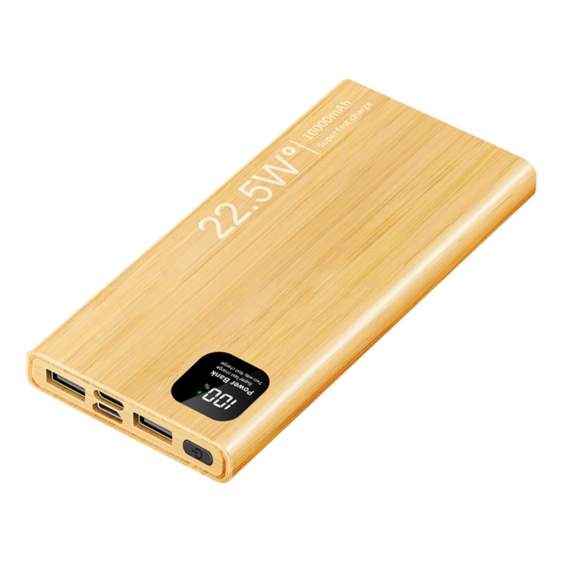 Externe Batterij Hout Effect 10000mAh