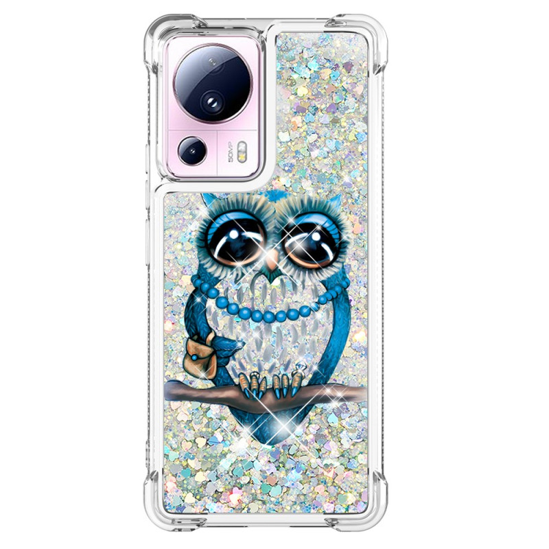 Xiaomi 13 Lite glitter uil hoesje