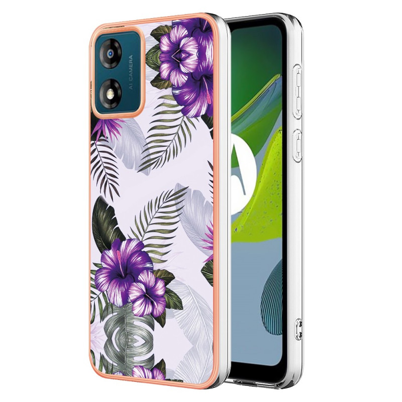 Moto E13 Schelp Bloemen