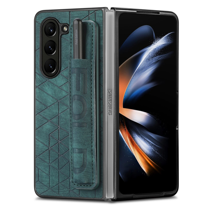 Samsung Galaxy Z Fold 5 Style Hoesje met riem