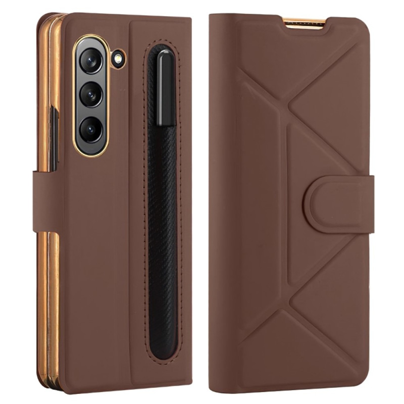 Housse Samsung Galaxy Z Fold 5 Porte-Stylet et Protecteur Écran