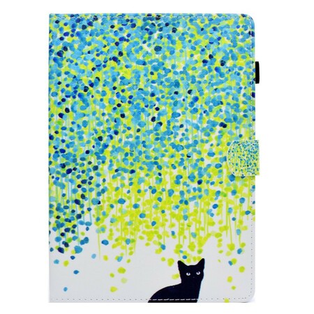 iPad Air / Air 2 Case Kat en bloemblaadjes