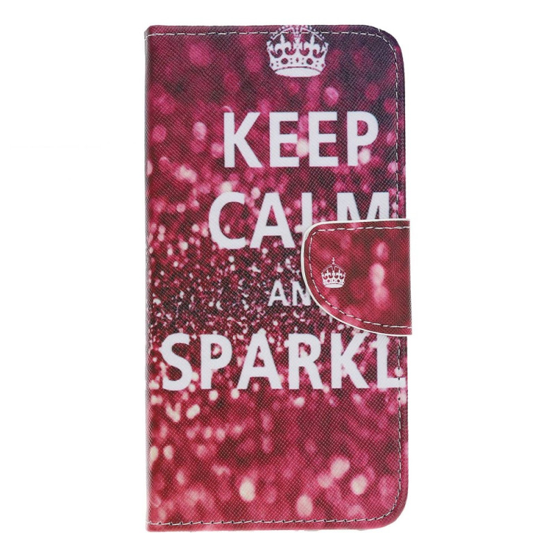 Moto G32 Keep Calm and Sparkle hoesje